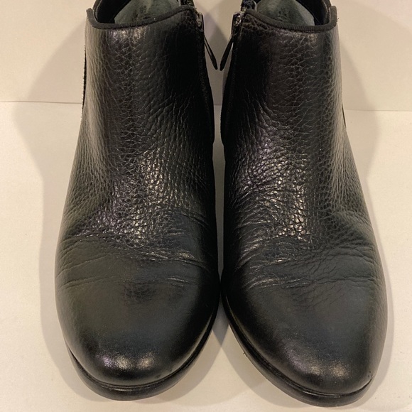 Sam Edelman Black Leather Betty Booties Ankle Boots Size 6.5 - Picture 2 of 14